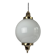 Vintage 23 cm XL opaline pendant light