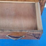 Oak art deco chest of drawers