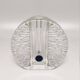1970s Walther Glass Bullseye Vase by Heiner Düsterhaus. Made in Germany