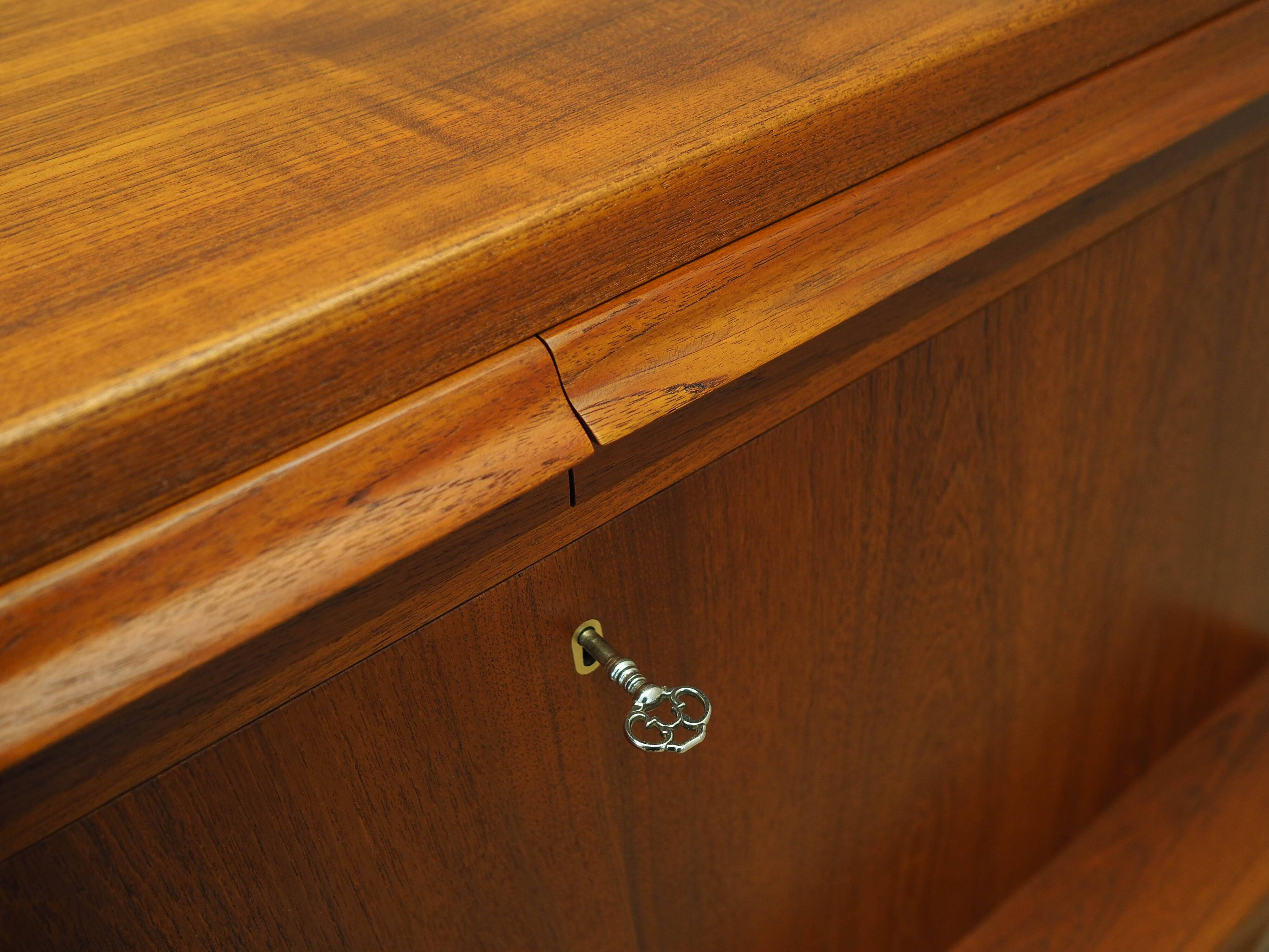 Teak secretary, Danish design, 1960s, Erling Torvits, Klim Møbelfabrik