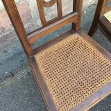 Set of 4 French chairs louis XVI vintage 30s Provence