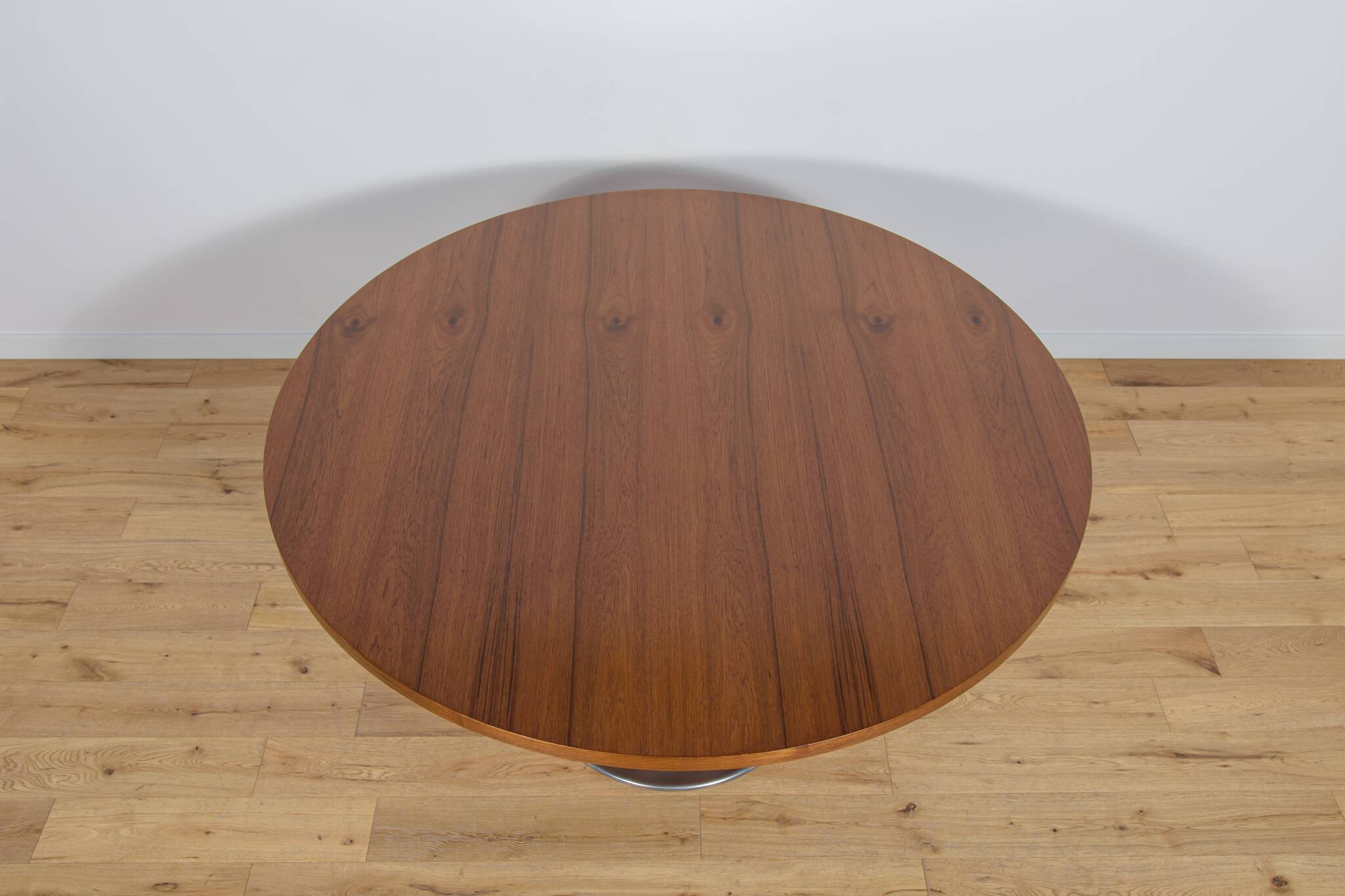 Mid-Century Teak Round Dining Table, 1970s