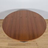 Mid-Century Teak Round Dining Table, 1970s