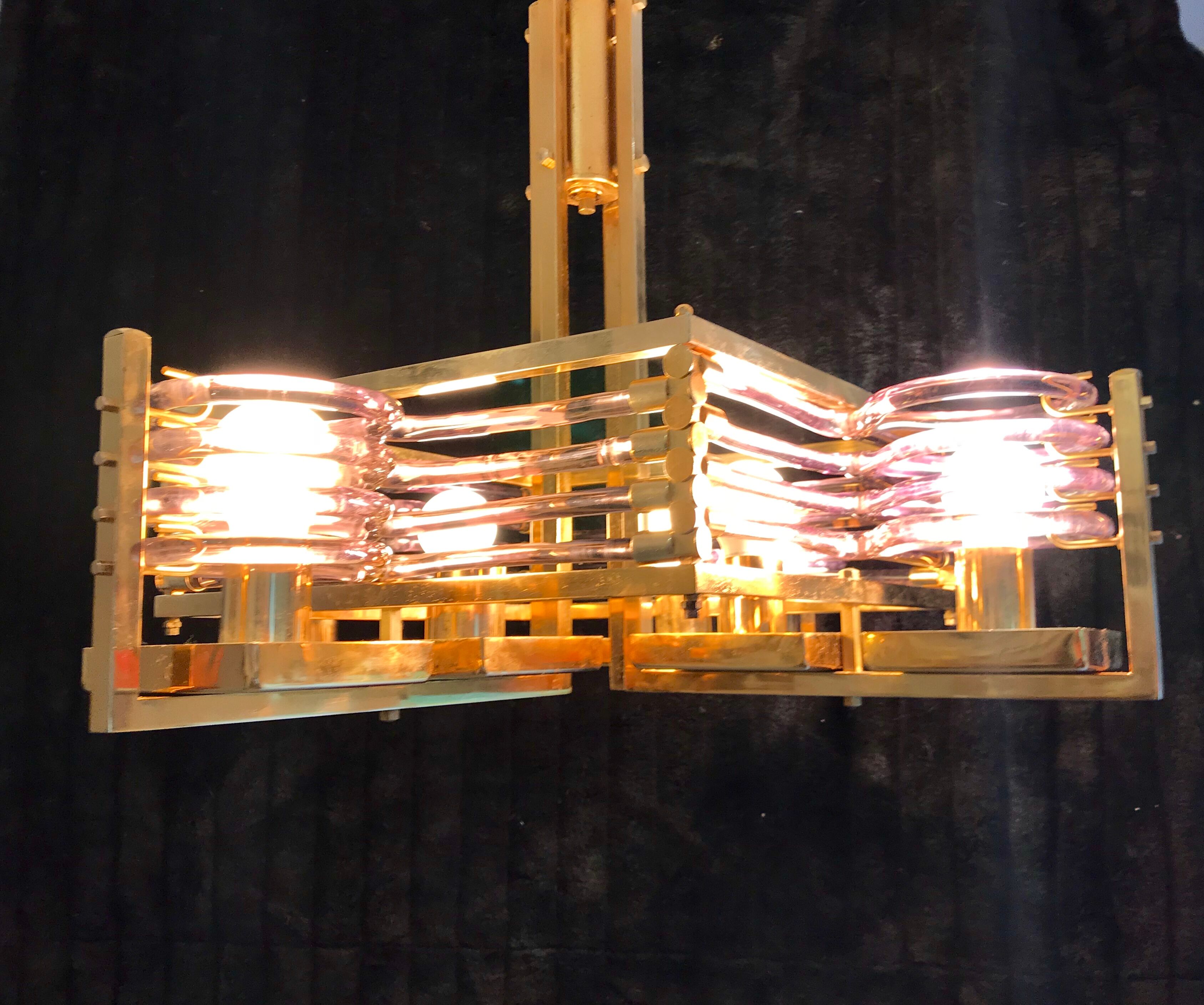 Glass chandelier Sciolari CT