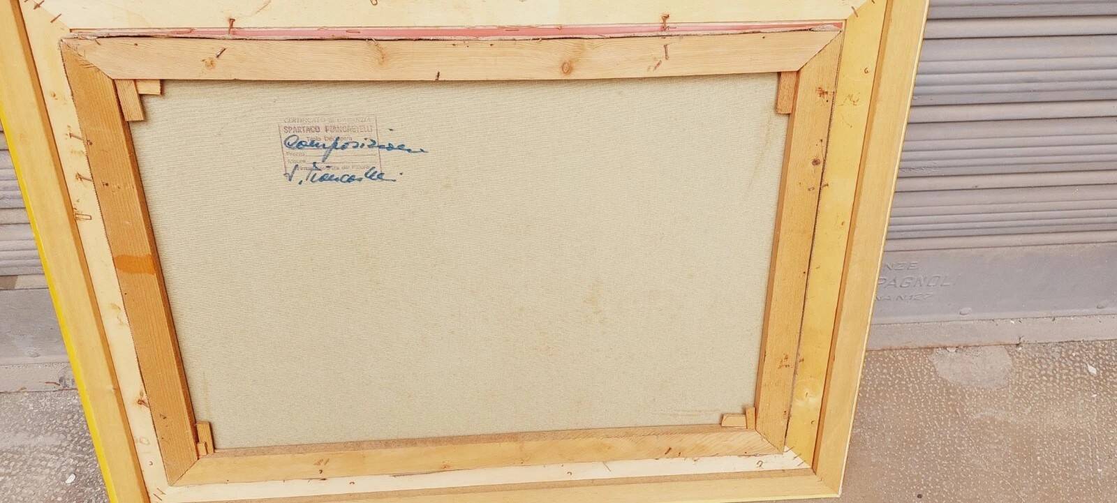 Oil painting on canvas Still life Spartaco Piancastelli 50x70 year