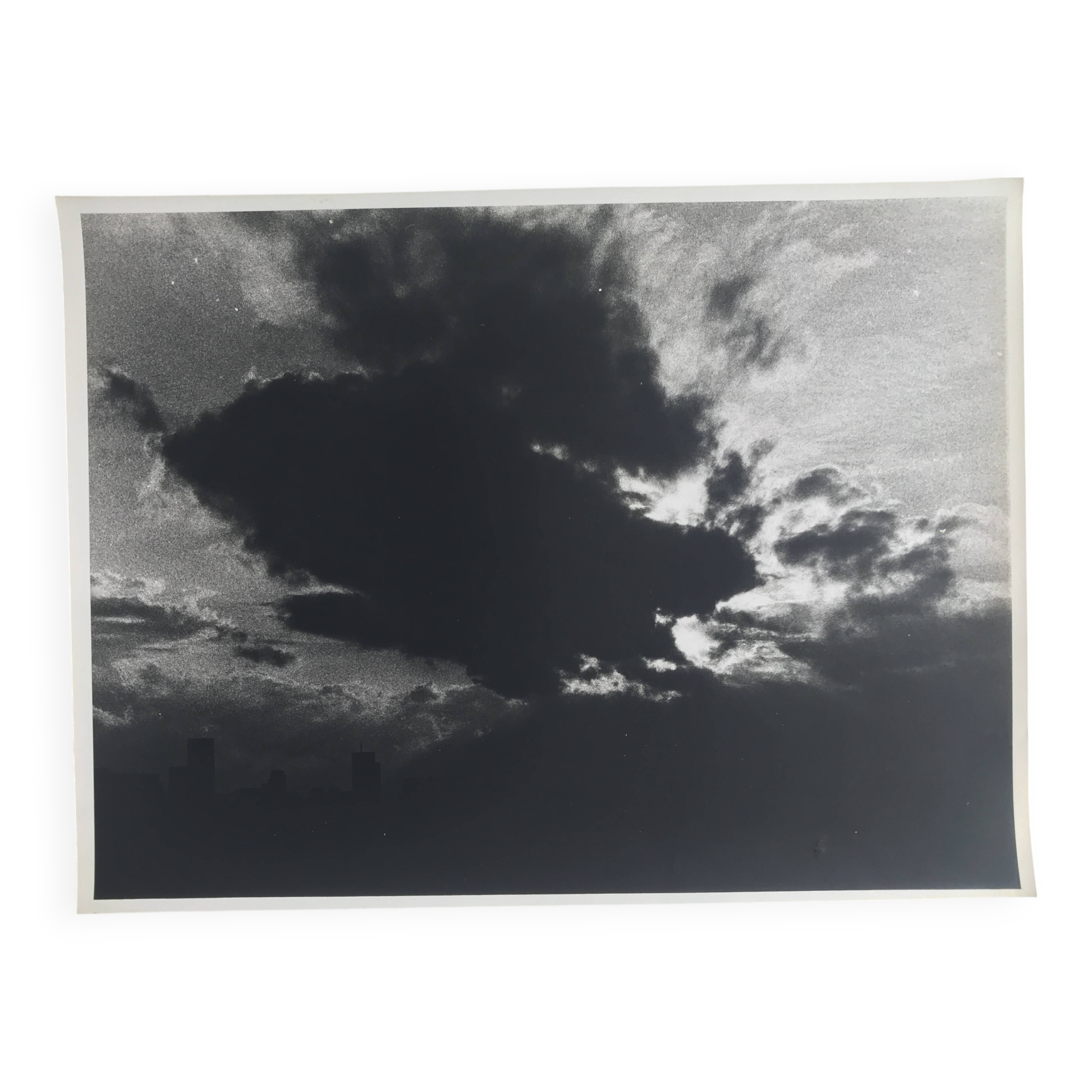 Rosine nusimovici, untitled (cloud iii), c 1980. black and white silver print