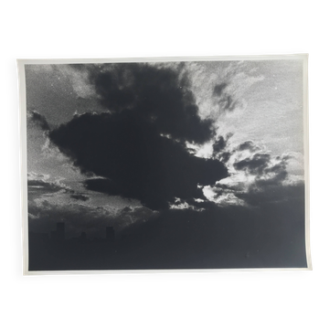 Rosine nusimovici, untitled (cloud iii), c 1980. black and white silver print