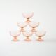 Set of dessert bowls, Italian design, 1970s, production: Italy