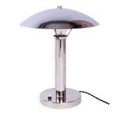 Bauhaus Table Lamp in Chrome and Steel from Miroslav Prokop, Czech, 1930s