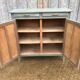 Parisian sideboard painted in blue with 2 doors and 2 drawers.
