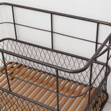 Metal baker's trolley