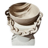 "Aegean" cup with chains