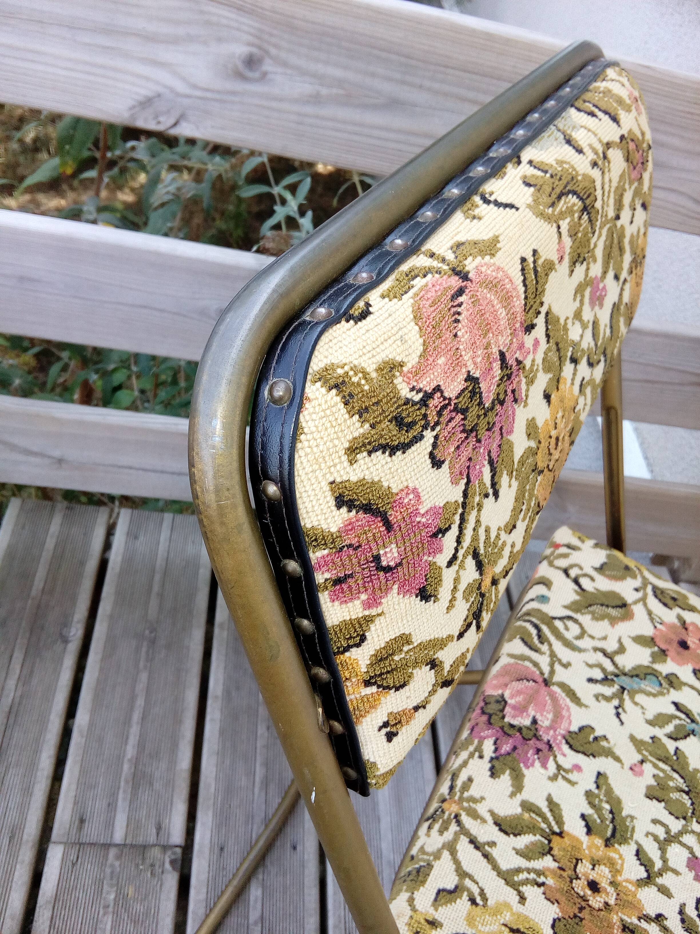 Chaise pliante Lafuma modèle Chantazur d'avant 1968
