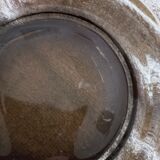 Smoked glass compote bowl