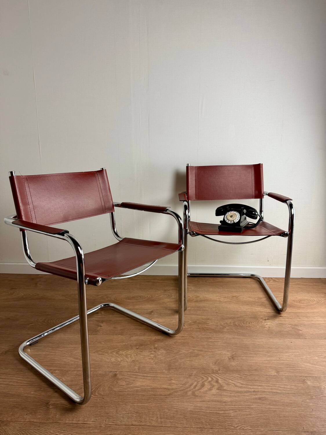S34 armchairs in Mart Stam style