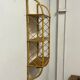 Vintage rattan shelf