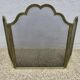 Fire screen, spark guard for fireplace "made in Italy" 3 panels in brass 70
