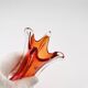 Murano Vase - Ouraline - Sommerso - Red & Yellow - 28cm