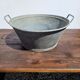 Zinc basin 42cms in diameter
