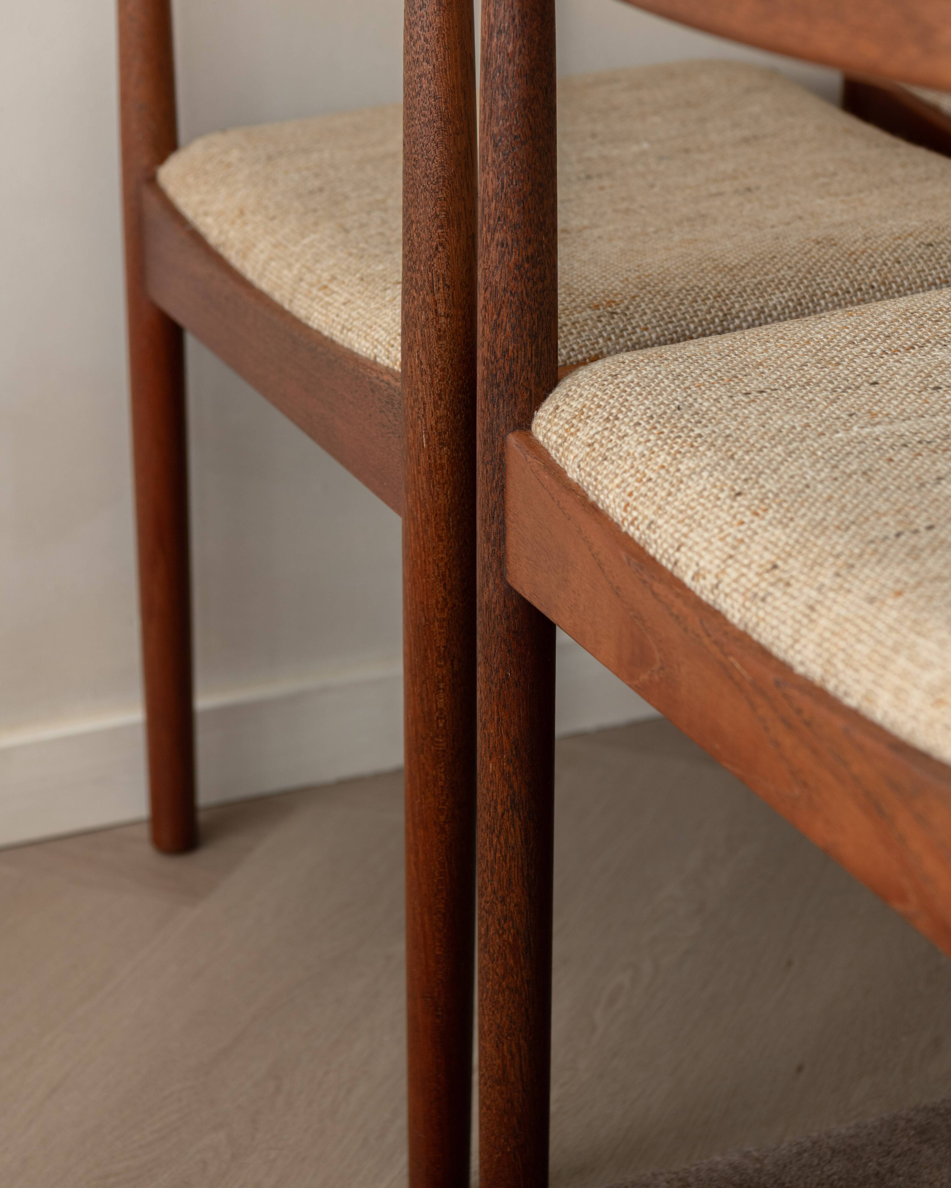 Vintage Dining Chairs by Johannes Nørgaard for Nørgaard Møbelfabrik