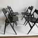 Wooden folding chairs SE18 by Egon Eiermann for Wilde & Spieth, Germany 1952.