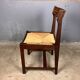 6 chairs rush Wenge Brutalist Mid Century