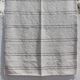 Handwoven rug - White with beige lines - recycled cotton - 170 x 240 cm