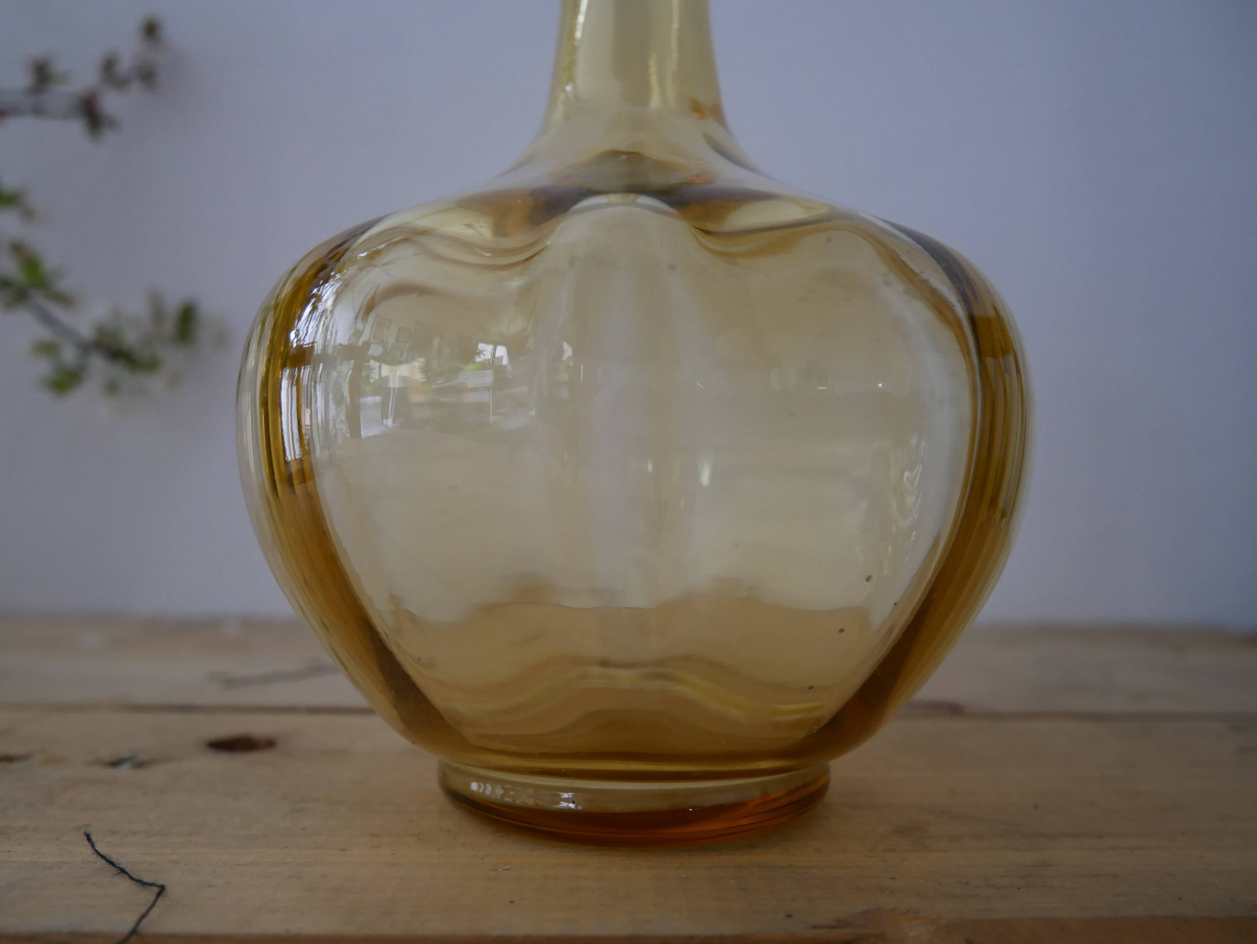 Yellow soliflore vase