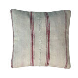 Vintage turkish kilim cushion cover, 40 x 40 cm