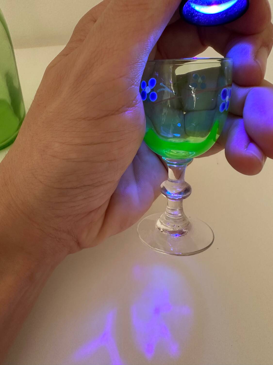 Legras liqueur set - Ouraline - Antique - Glass + carafe