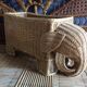 Vintage elephant basket