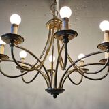 Brass chandelier 70/80