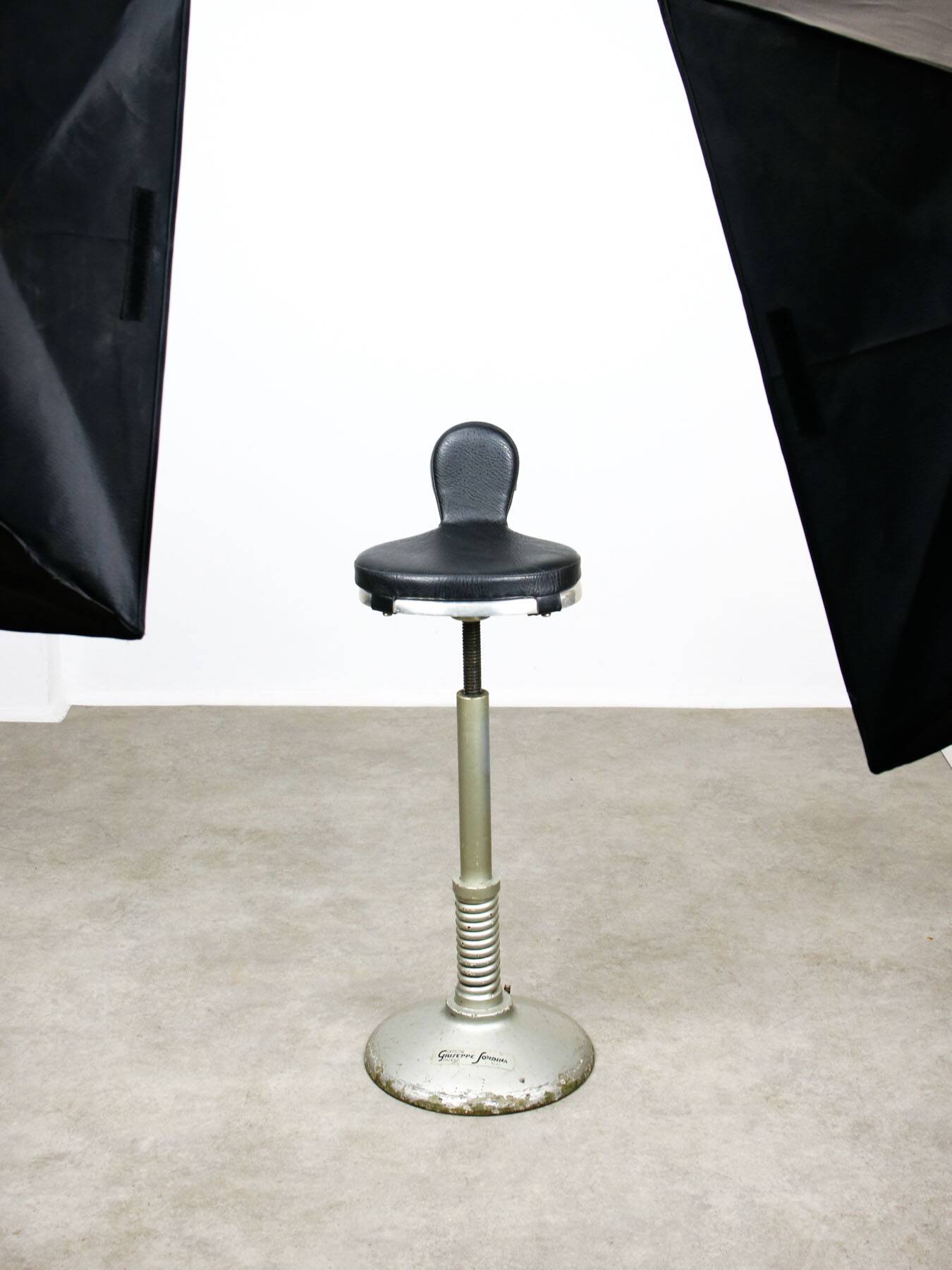 Vintage Italian Industrial Flexible Swivel Chair