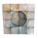 Green marble ashtray