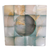 Green marble ashtray