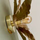 Vintage golden wall light