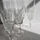 7 crystal champagne flutes