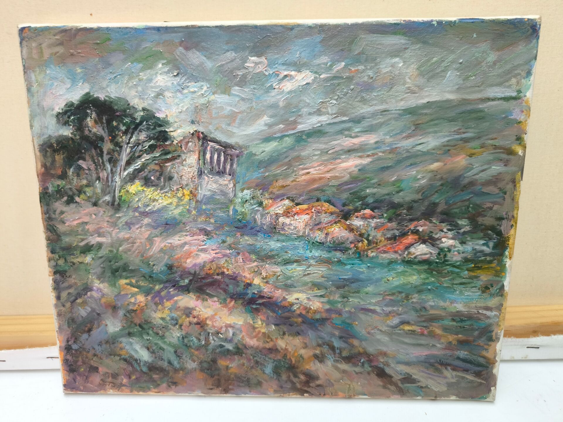 TITLE  
Colorful Village Landscape
