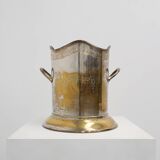 Antique Silver-Plated Copper Champagne Bucket, France, circa 1900