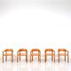 Set of 6 solid pinewood armchairs by Rainer Daumiller for Hirtshals Sawmill