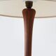 Lampadaire années 60 en teck et laiton – luminaire vintage