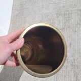 Umbrella stand in golden brass