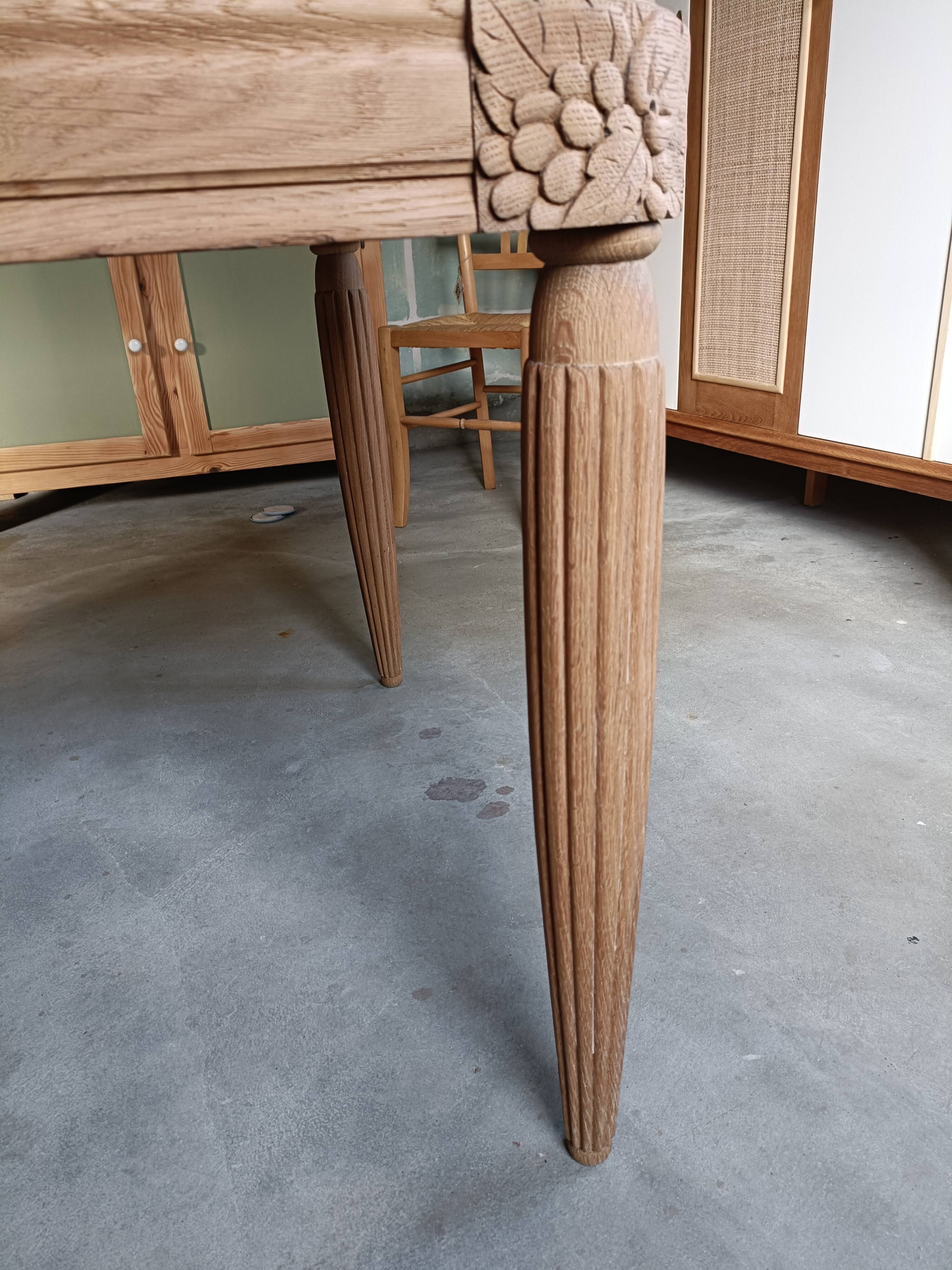 Restored Art Deco dining table