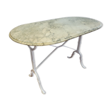 Bistro table with marble top, 120cms of L