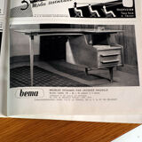Vintage office by Jacques Hauville Bema 1950 edition
