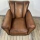 Vintage Leather Club Armchair from the 1950s