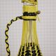 Bouteille scoubidou jaune et noire