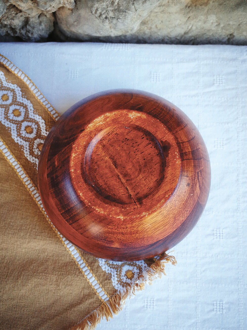 Mahogany bowl