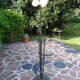 Art deco wrought iron floor lamp with arrows