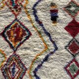 Large Moroccan Berber rug Azilal – 170 x 270 cm – natural wool